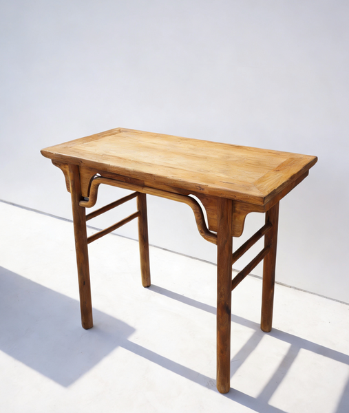 19th Century Elm 38" Altar Table