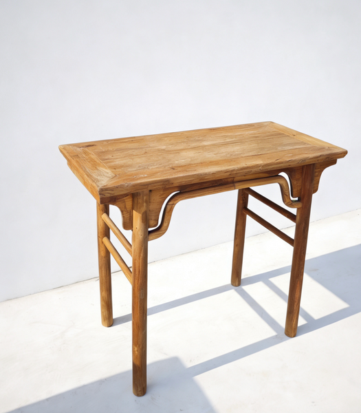 19th Century Elm 38" Altar Table