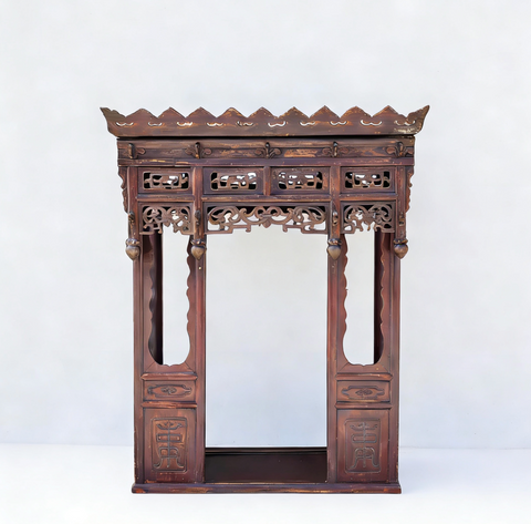 Early 19th Century Hand-Carved Altar Shrine