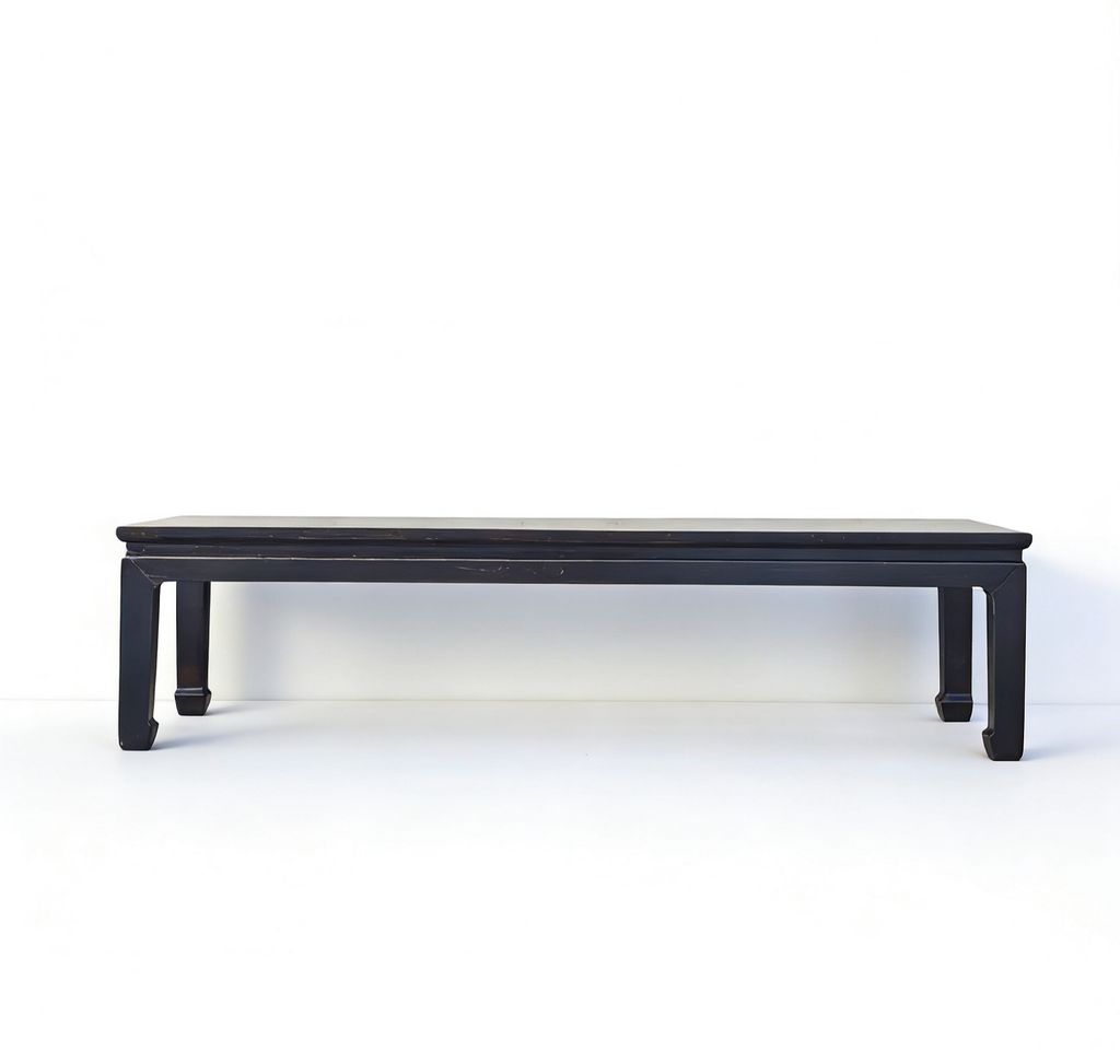 82" Long Vintage Solid Elm Bench