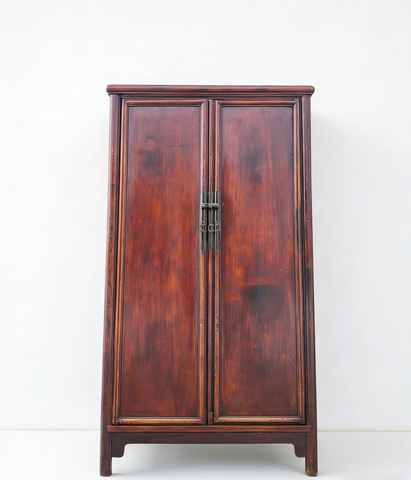 Classic Square-Corner Catalpa Armoire