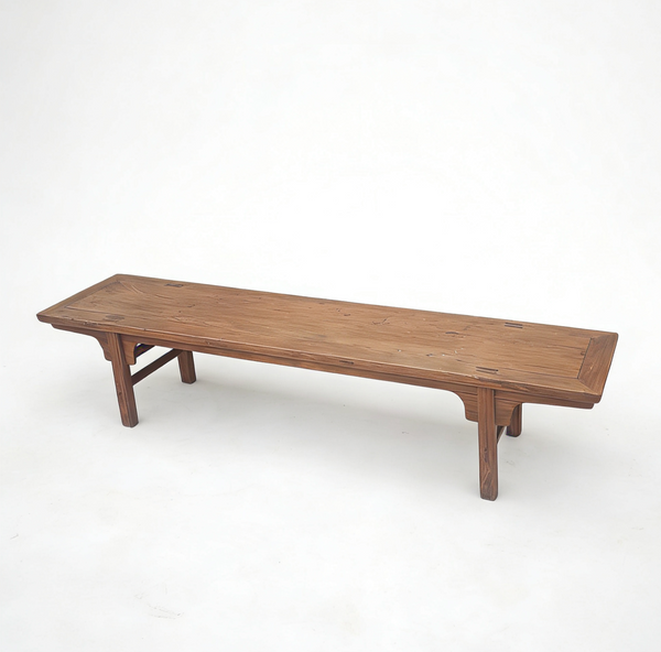 Vintage 84" Long Elm Bench