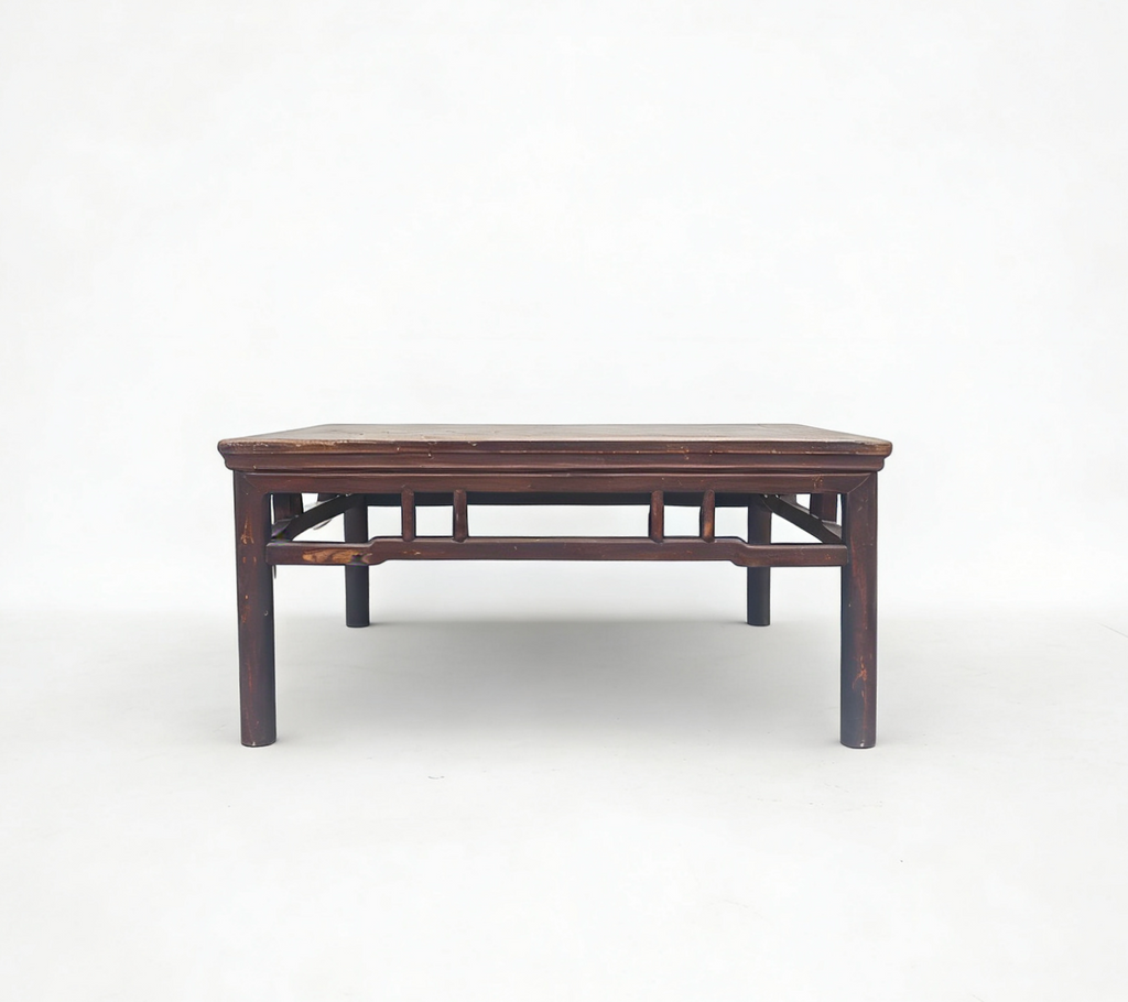 Antique 40" Square Coffee Table