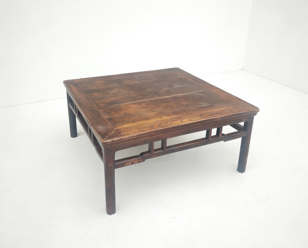 Antique 40" Square Coffee Table