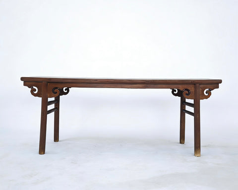 84" Long Antique Painting Table