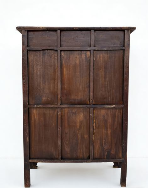 Imperial 16th Century Elm Display Cabinet