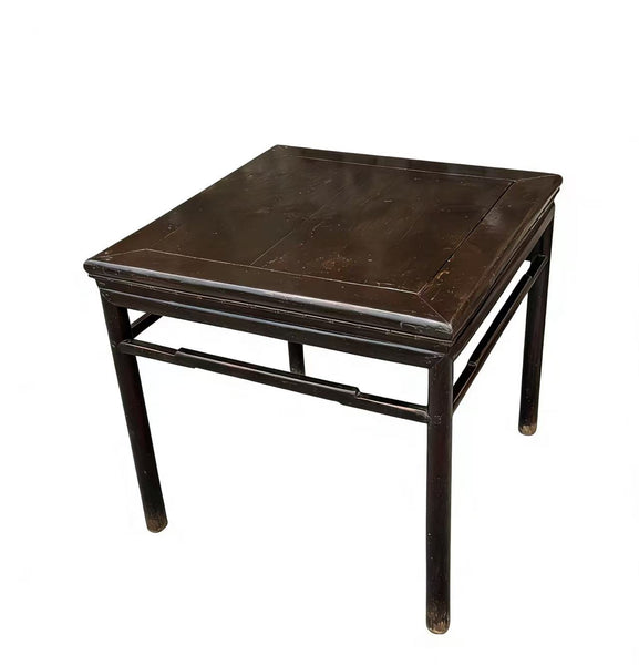 Antique Square Lacquered Tea Table