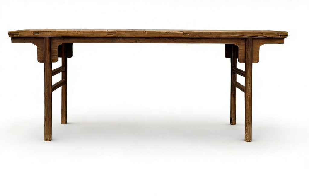 88" Long Elm Console Table