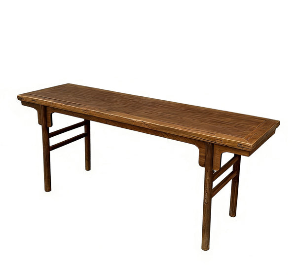 88" Long Elm Console Table