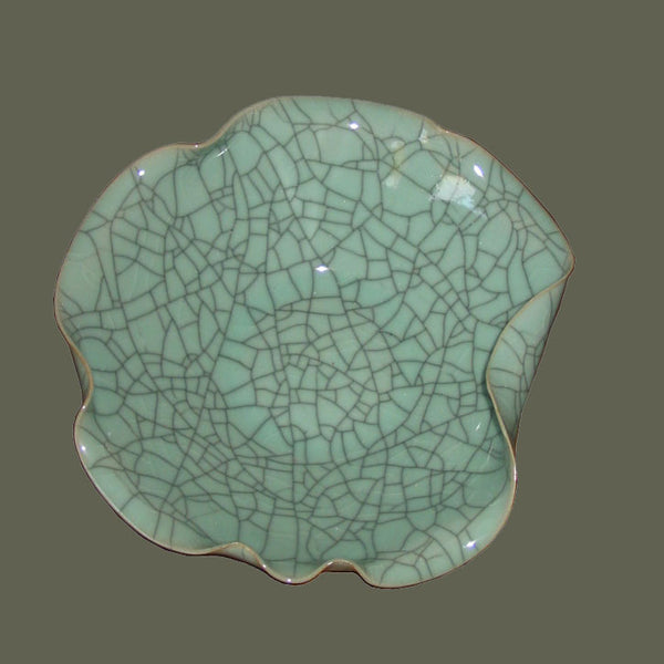 Lotus Leaf Porcelain Plates