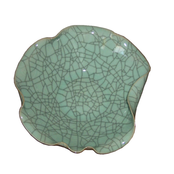 Lotus Leaf Porcelain Plates