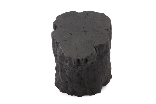 Black Lychee Living Edge Accent or Side Table or Stool 4