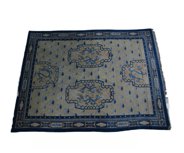 6 Dragons Peking Rug: 12 ft 3 in x 9 ft