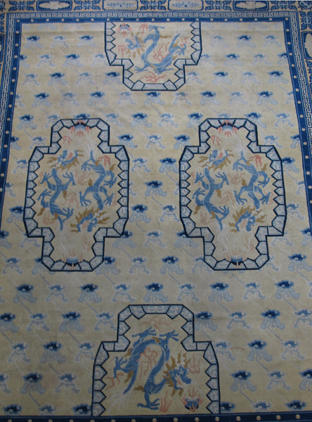 6 Dragons Peking Rug: 12 ft 3 in x 9 ft