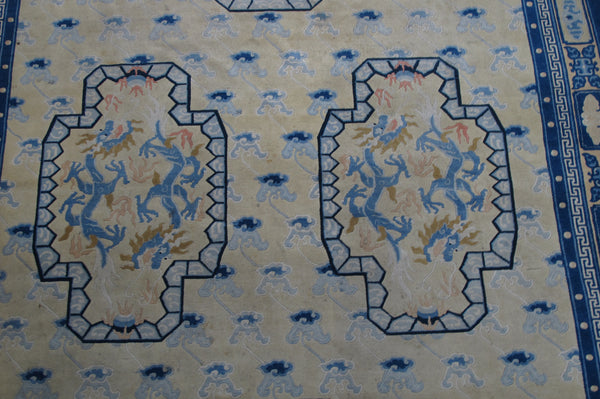 6 Dragons Peking Rug: 12 ft 3 in x 9 ft