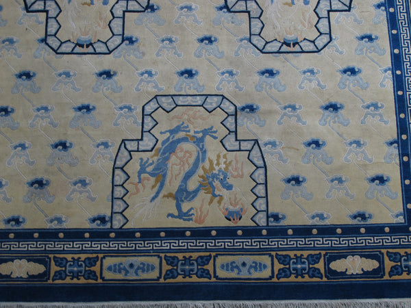 6 Dragons Peking Rug: 12 ft 3 in x 9 ft