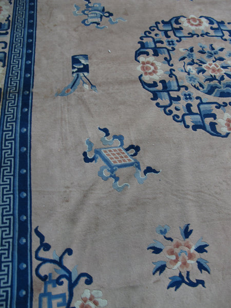 Large Chinese Beijing Rug, 12 ft 3 in x 9 ft