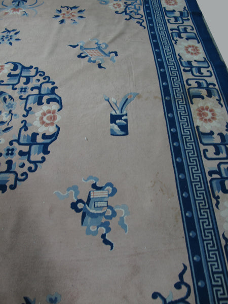 Large Chinese Beijing Rug, 12 ft 3 in x 9 ft
