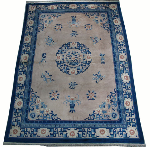 Large Chinese Beijing Rug, 12 ft 3 in x 9 ft
