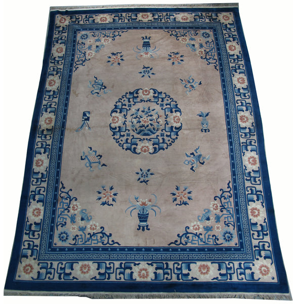 Large Chinese Beijing Rug, 12 ft 3 in x 9 ft