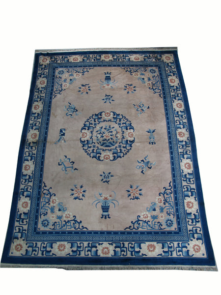 Large Chinese Beijing Rug, 12 ft 3 in x 9 ft