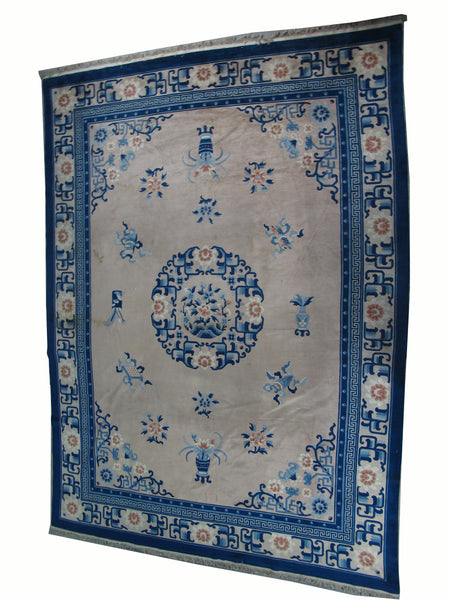 Large Chinese Beijing Rug, 12 ft 3 in x 9 ft