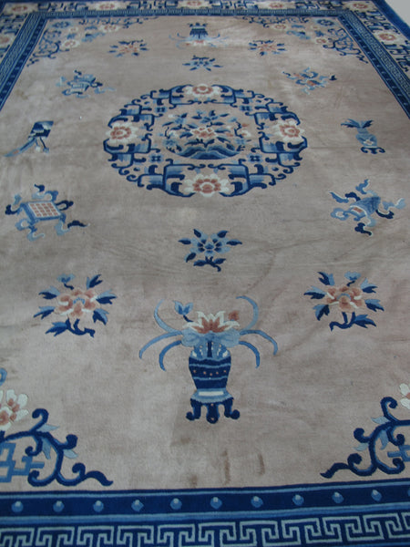 Large Chinese Beijing Rug, 12 ft 3 in x 9 ft