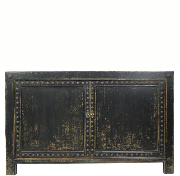 2 door distressed sideboard buffet cabinet
