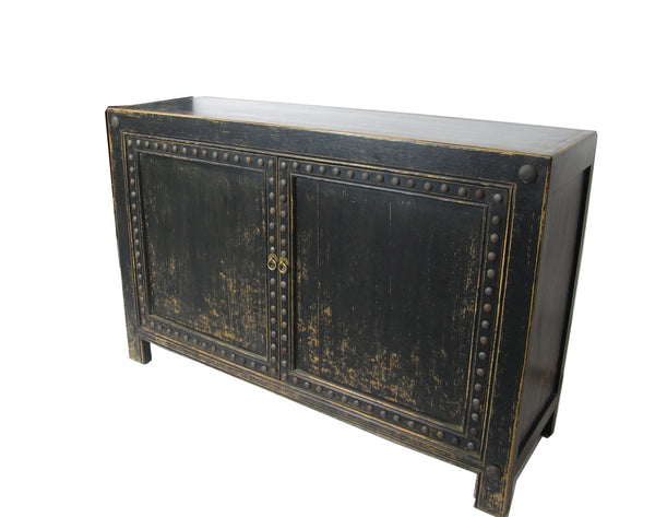 2 door distressed sideboard buffet cabinet