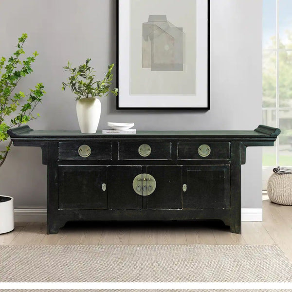 Antique Beijing Altar Sideboard with Extended Top