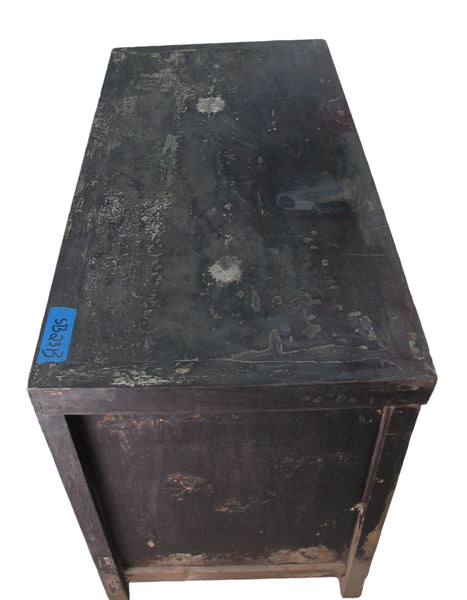 Dark Brown Antique Chinese Sideboard