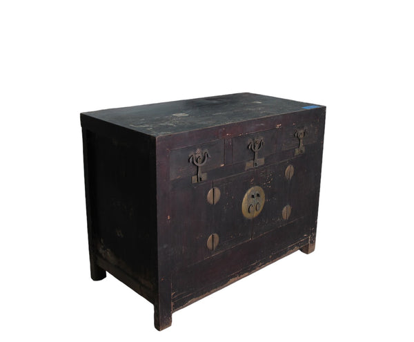 Dark Brown Antique Chinese Sideboard