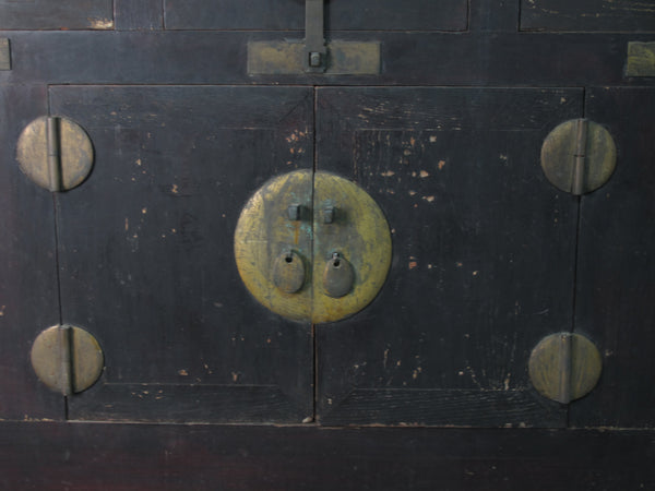 Dark Brown Antique Chinese Sideboard