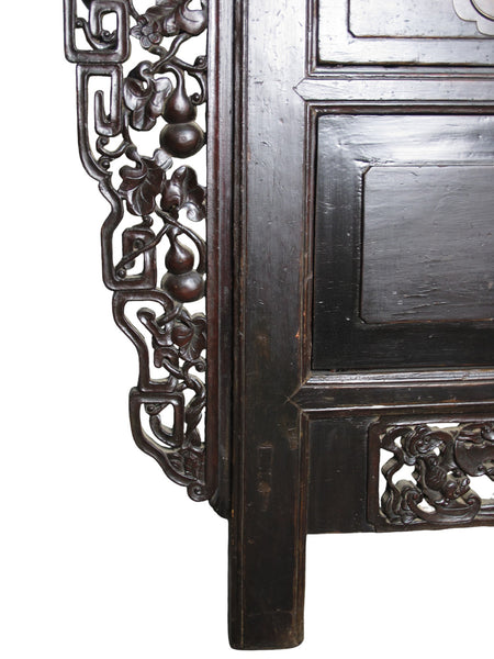 Antique Hand Carved Chinese Sideboard