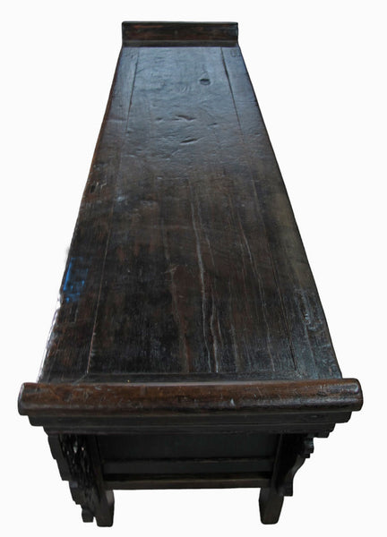 Antique Hand Carved Chinese Sideboard