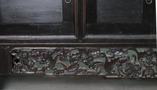 Antique Hand Carved Chinese Sideboard