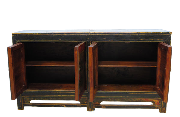 Z-Hand Painted Asian Sideboard