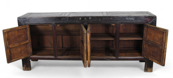 Hand Painted 4 Panel-Door Sideboard