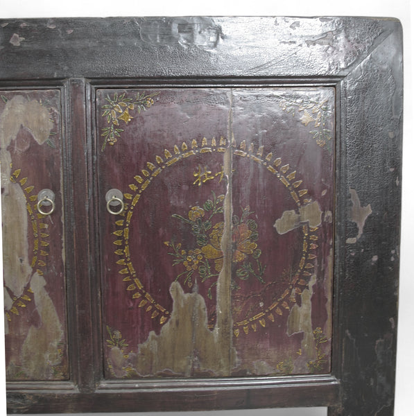 Hand Painted 4 Panel-Door Sideboard