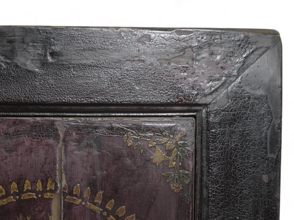 Hand Painted 4 Panel-Door Sideboard