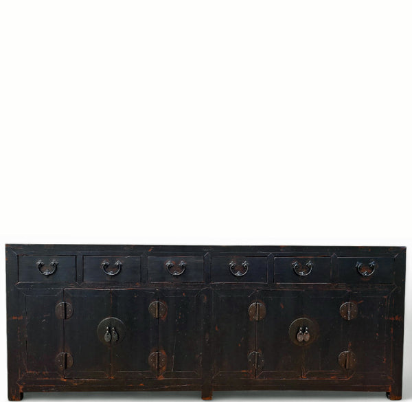 Late 18th Century Antique Buffet Sideboard with 6 drawers