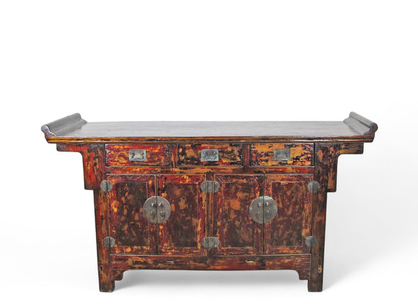 Rustic Vintage Farmer's Altar Sideboard