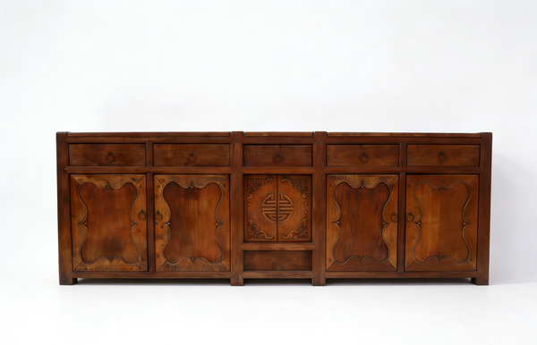 Rustic 17th Century Elm Sideboard