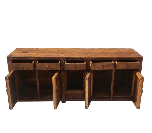 Rustic 17th Century Elm Sideboard