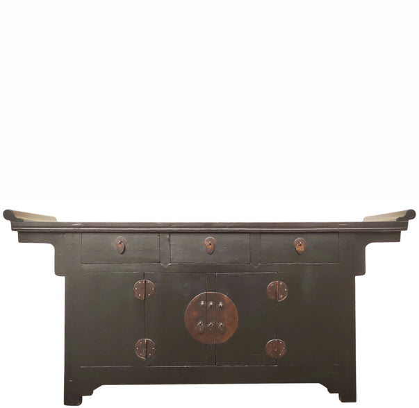 19th Century Antique Chinese Everted Flange Altar Sideboard