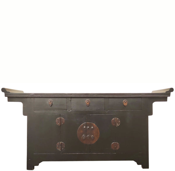 19th Century Antique Chinese Everted Flange Altar Sideboard