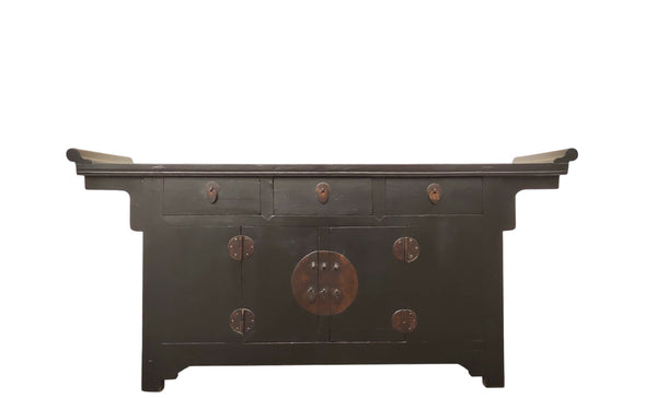 19th Century Antique Chinese Everted Flange Altar Sideboard