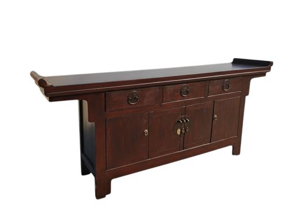 Antique Beijing Everted Flange Buffet Sideboard