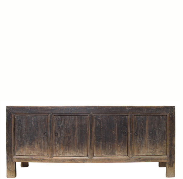 Vintage Reclaimed Wood Sideboard Cabinet 25