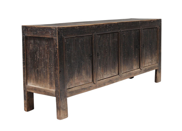 Vintage Reclaimed Wood Sideboard Cabinet 25